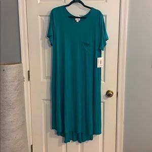 Lularoe Teal Carly dress